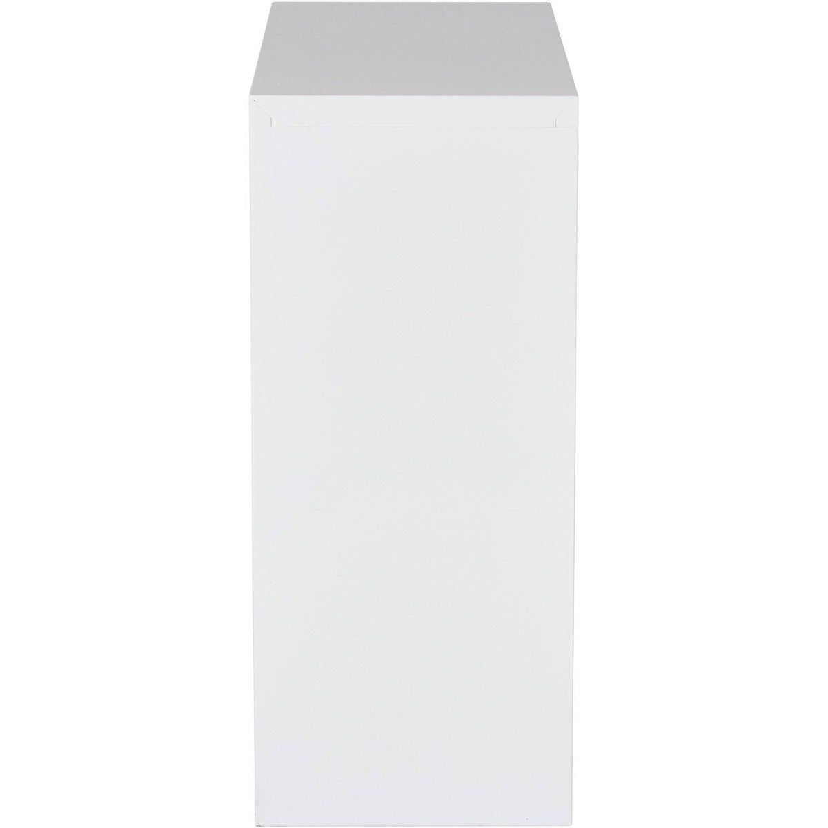 White Metal Bookcase C71916