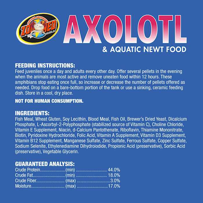 Axolotl Aquatic Newt Food T21481