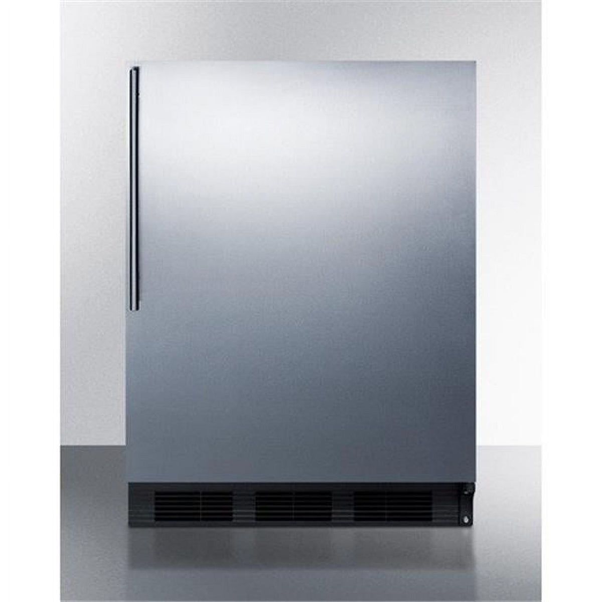 Freestanding Counter Height Refrigerator-Freezer, Black Cabinet V234
