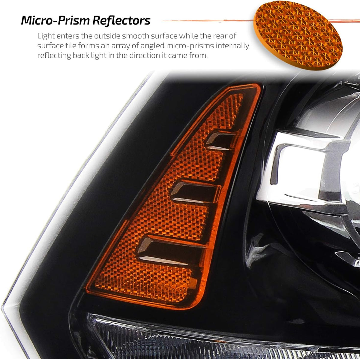 Projector Headlights with LED DRL S15555