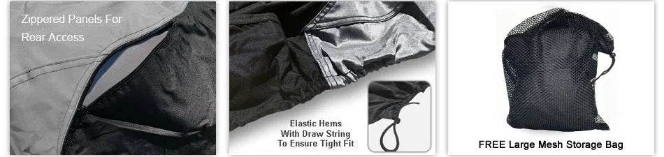 Gray Trailerable Jet Ski Cover with Storage Bag R1443