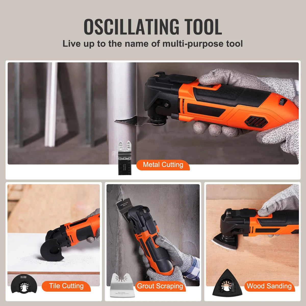 Oscillating Multi Tool 6 Variable Speeds T79242