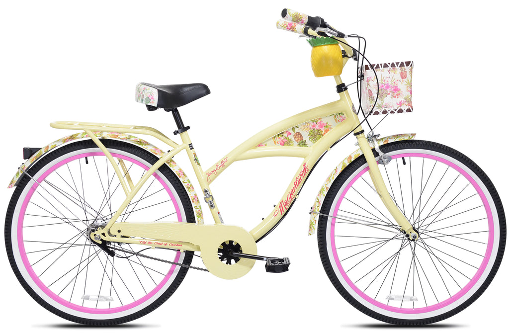 26 Inch 3-Speed Yellow Cruiser Bike A95505