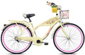 26 Inch 3-Speed Yellow Cruiser Bike A95505