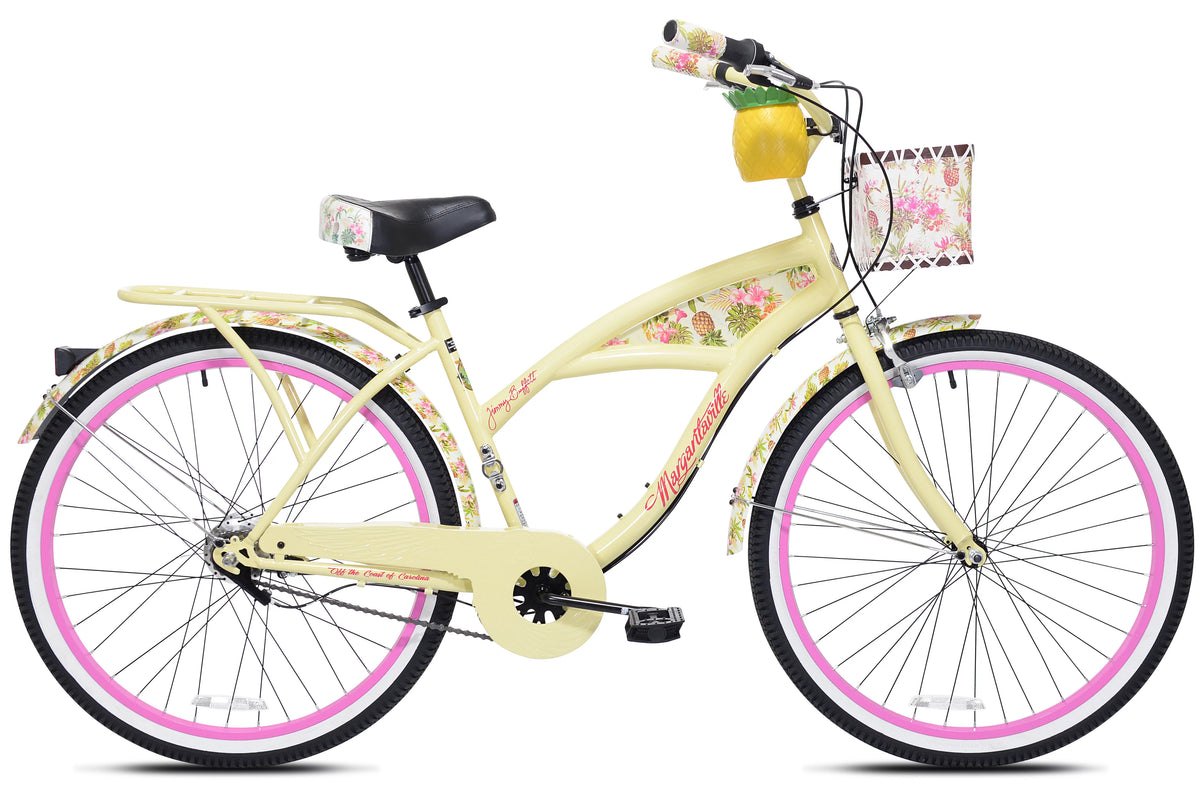 26 Inch 3-Speed Yellow Cruiser Bike A95505