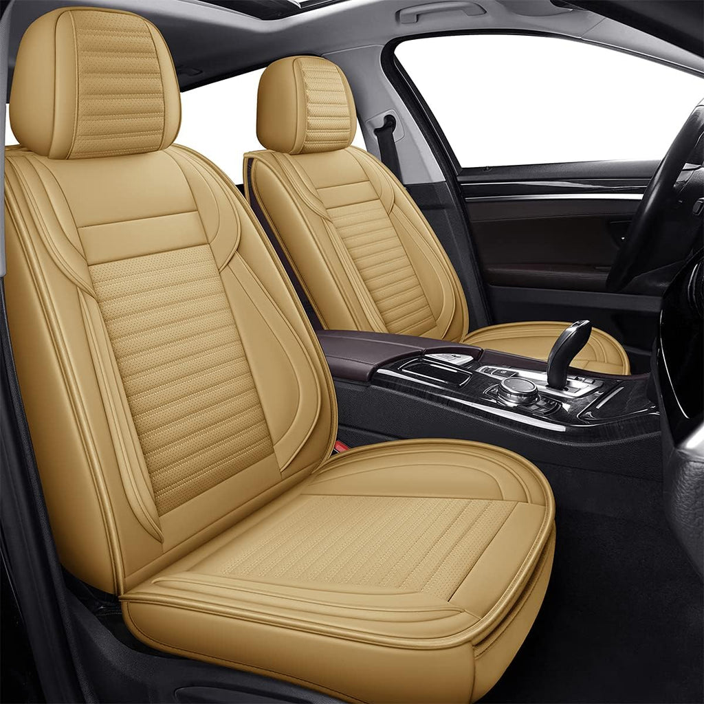 Red line Faux Leather Automotive Seat Covers H88988