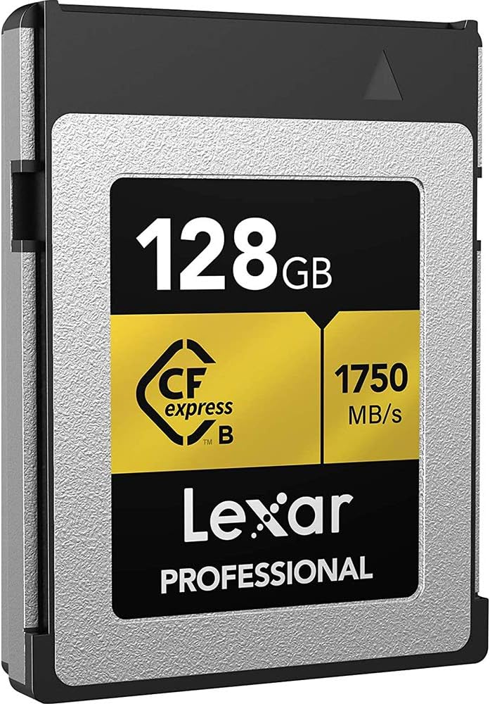 128GB CFexpress Type B Memory Card Bundle with USB 3.1 Reader and Microfiber Cleaning Cloth G263994