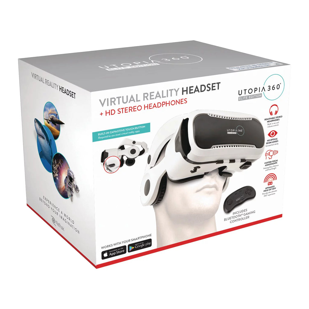Virtual Reality Headset With Stereo Headphones A72132