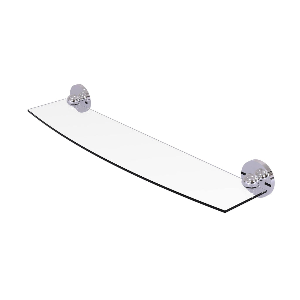 Polished Nickel 24 inch Glass Shelf M37289
