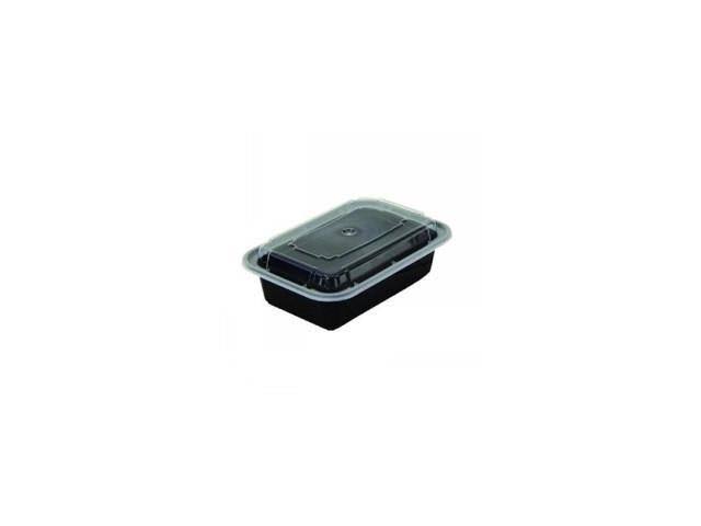 Black/Clear 12oz VERSAtainers, 150/Carton E10669