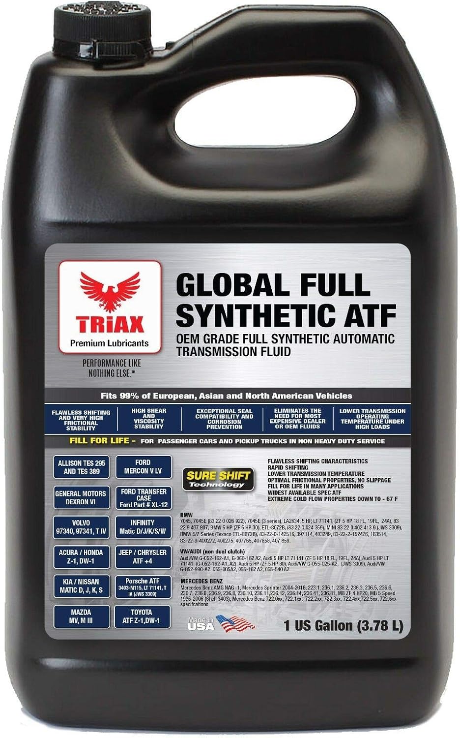 Full Synthetic ATF 4 Gallon Pack W9198