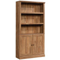 Sindoori Mango Beige 3-Shelf 2-Door Tall Wood Bookcase X95221
