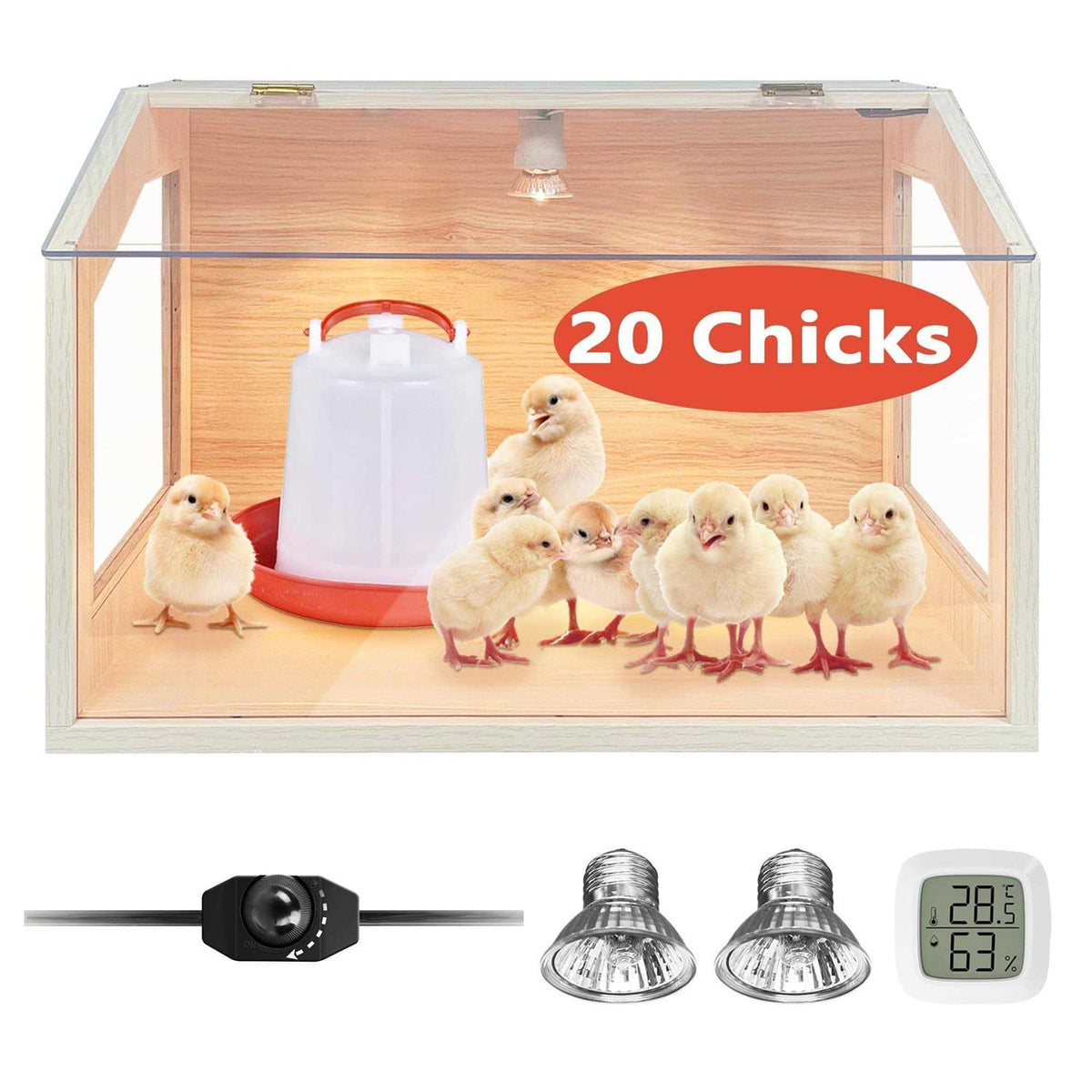 Intelligent Brooder Box with Built-in Heating Lamps P237