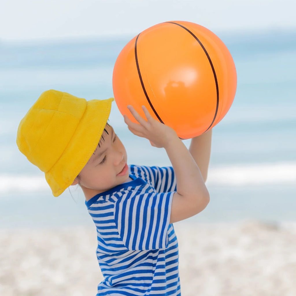 16 Pcs Inflatable Beach Ball Basketball Baseball Football Toys Q46288