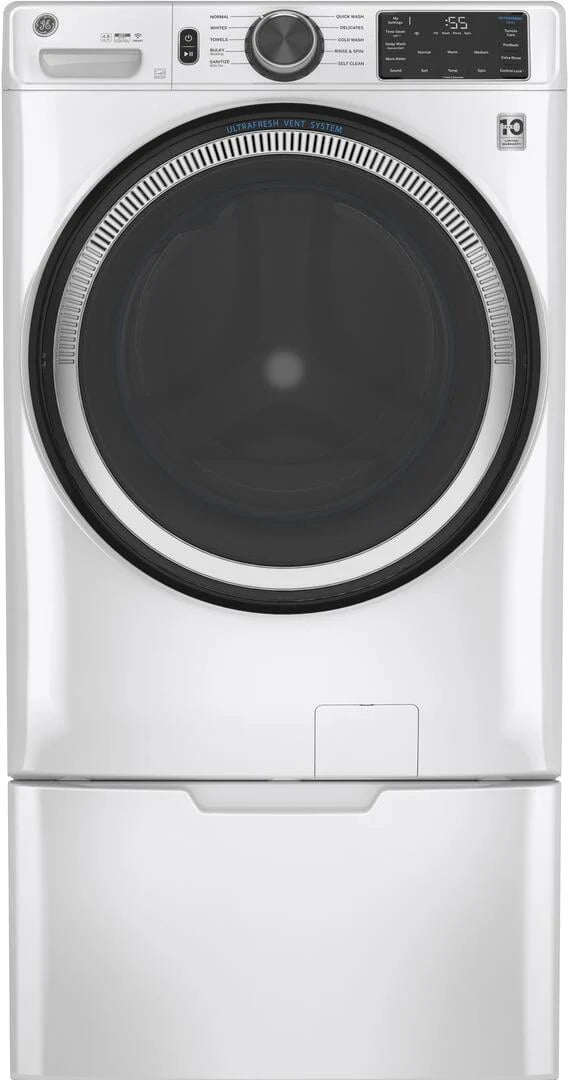 White 4.8 Cu Ft Front Loading Washer E948