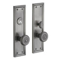 Satin Black Double Cylinder Mortise Entry Set B202264