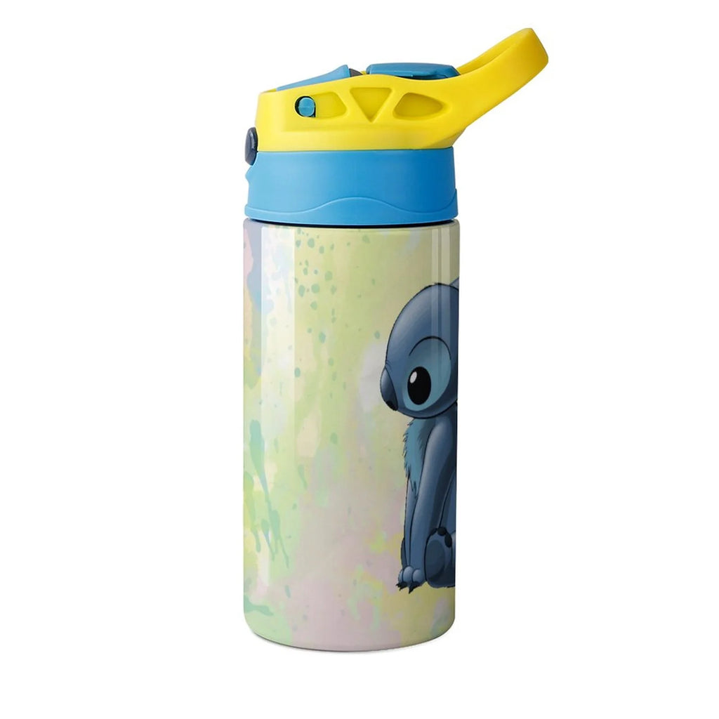 Stainless Steel Vacuum Insulated Children's Water Bottle with Straw A5061
