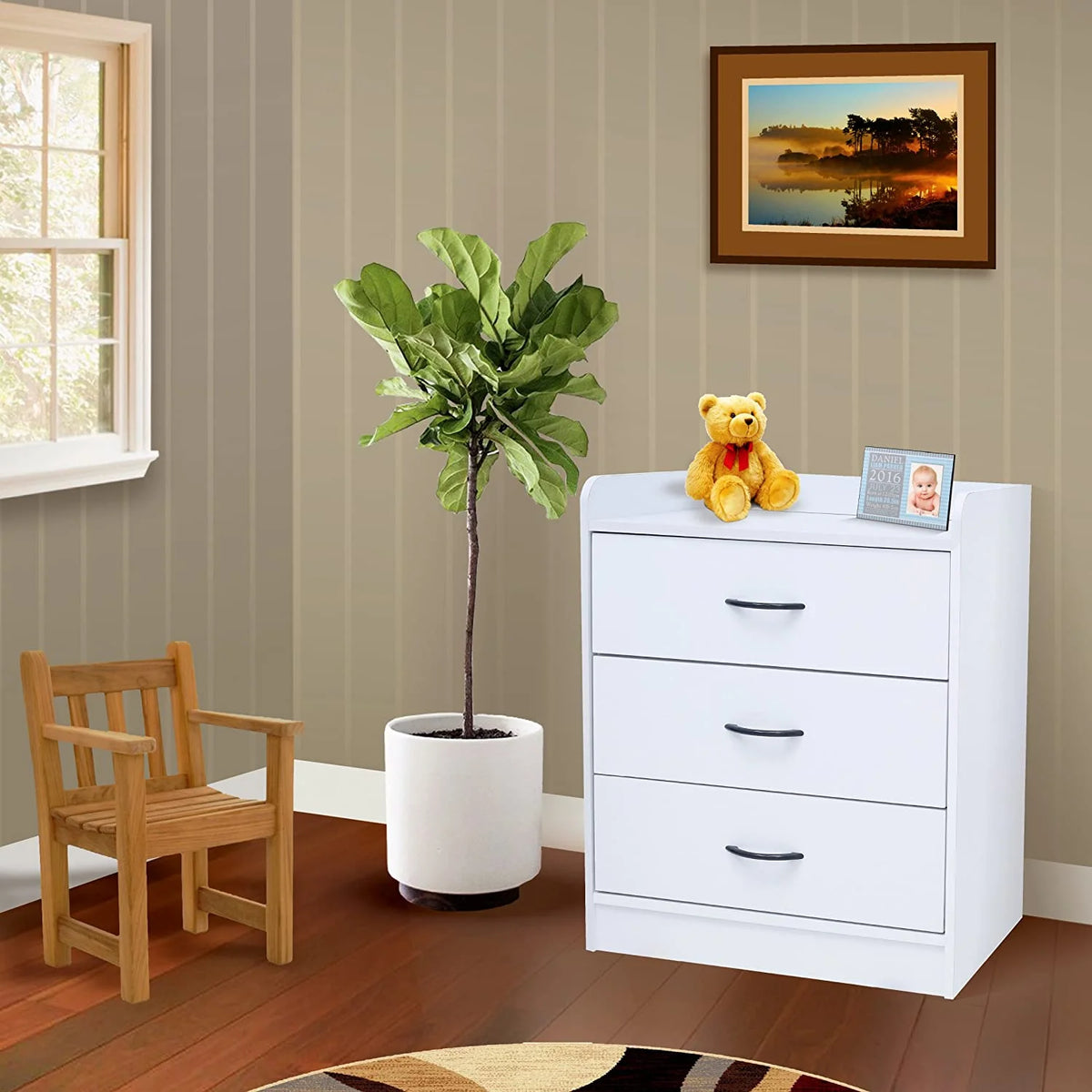3 Drawer Storage Chest Dresser V39848