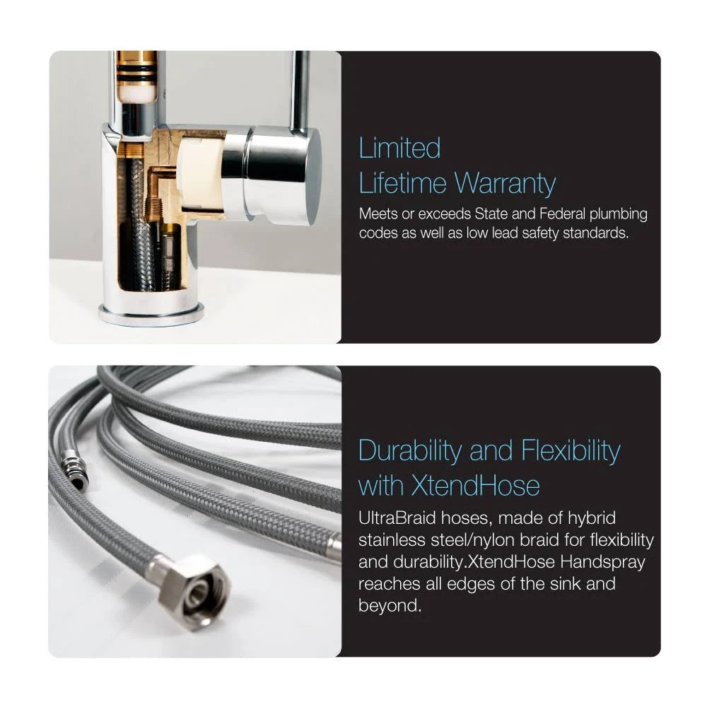 Oil Rubbed Bronze Kitchen Faucet with Sidespray F1143
