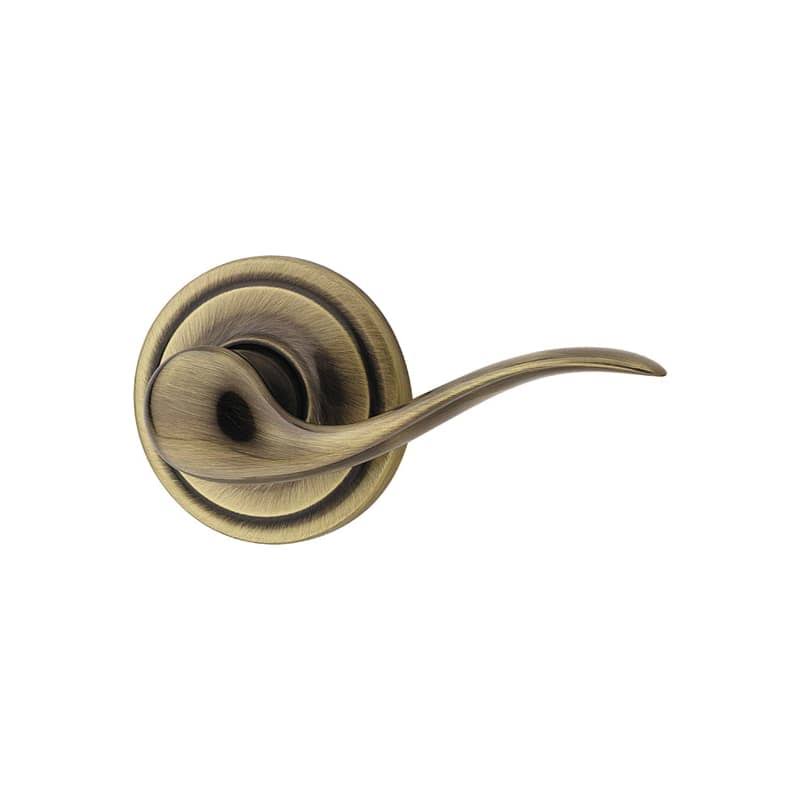 Left Handed Single Cylinder Lever Interior Pack Antique Brass G499448