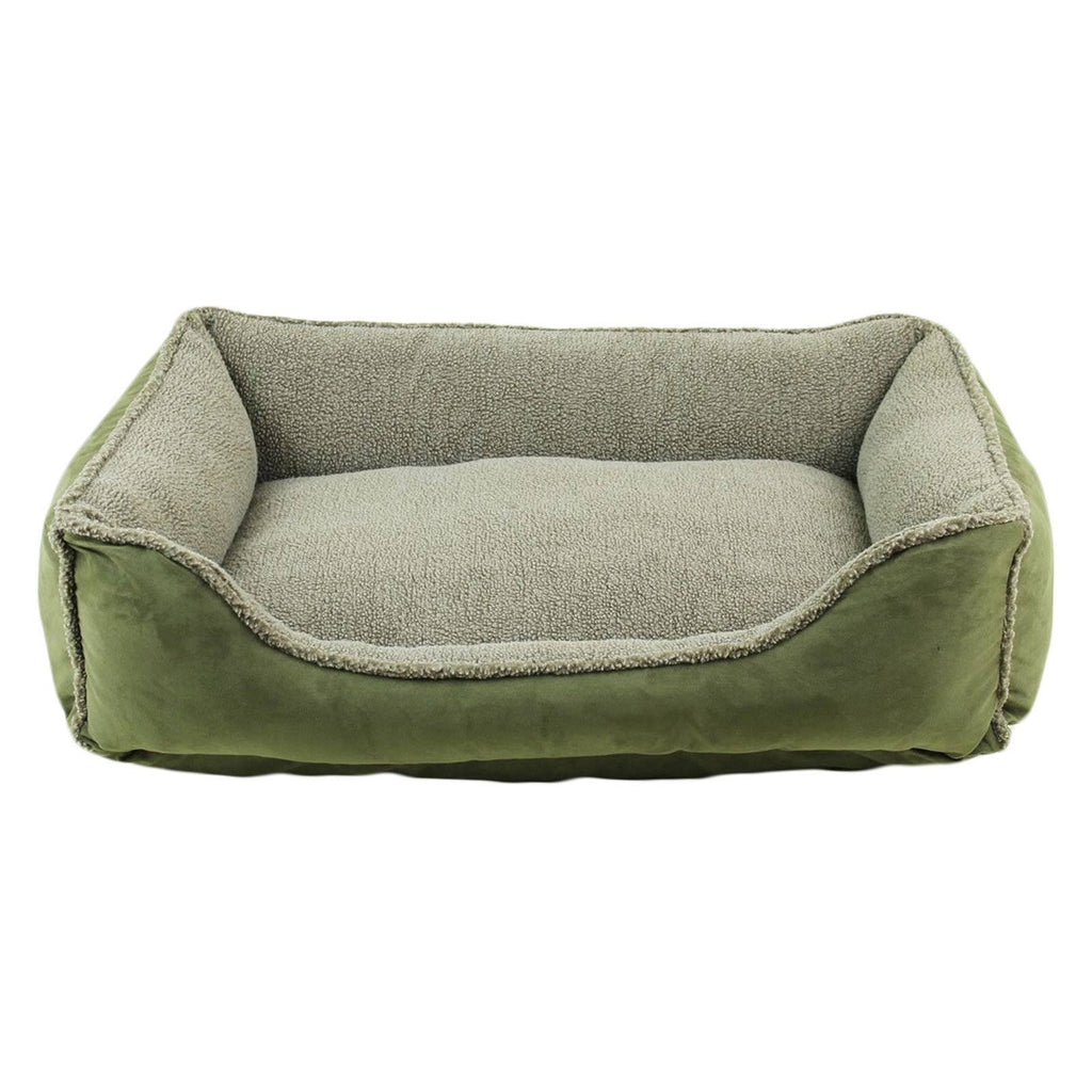 Olive Rectangle Comfy Cup Pet Bed Y99676