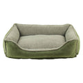 Olive Rectangle Comfy Cup Pet Bed Y99676