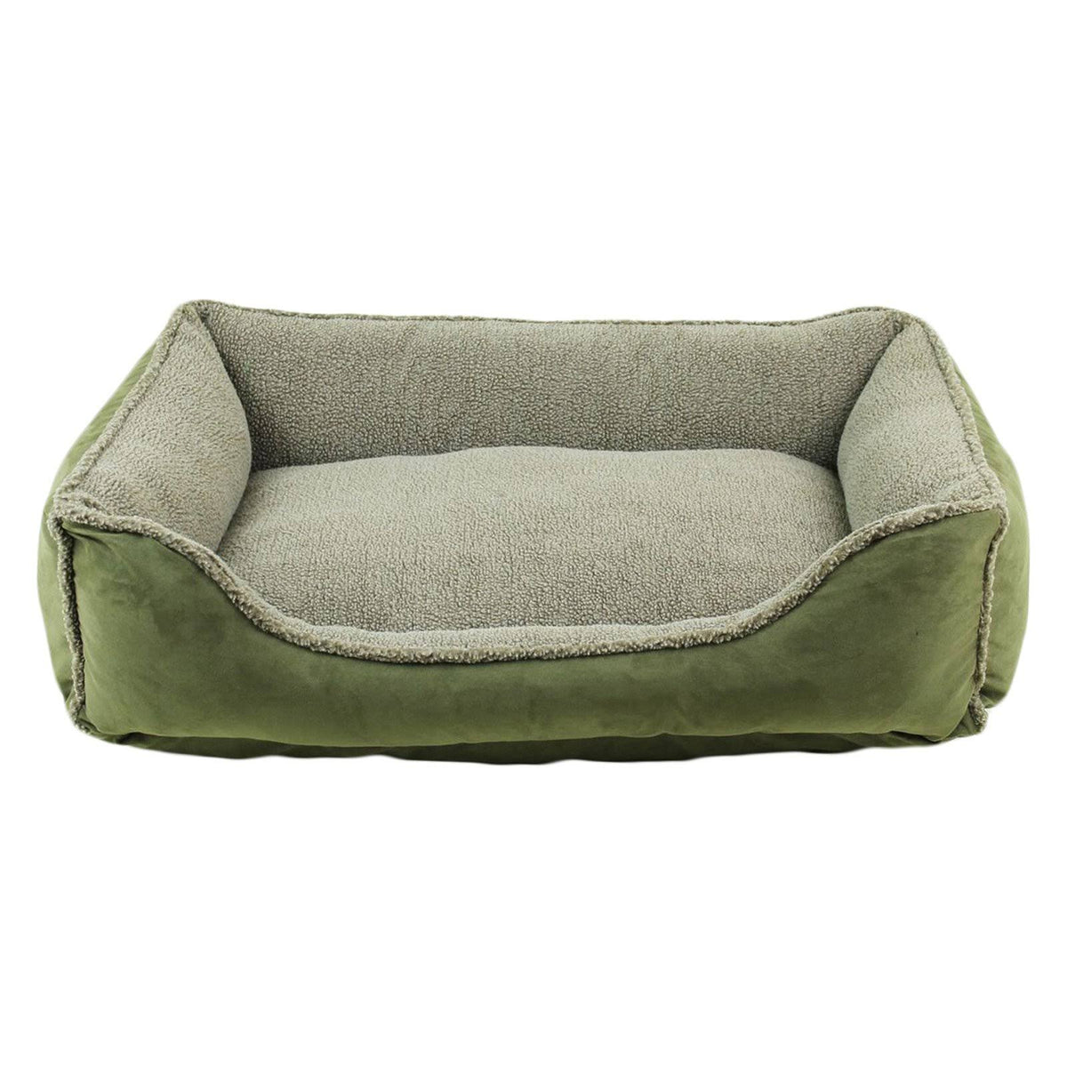 Olive Rectangle Comfy Cup Pet Bed Y99676