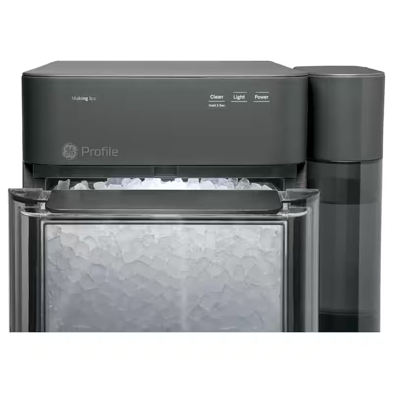 24 lb Portable Nugget Ice Maker in Black Stainless Q6217