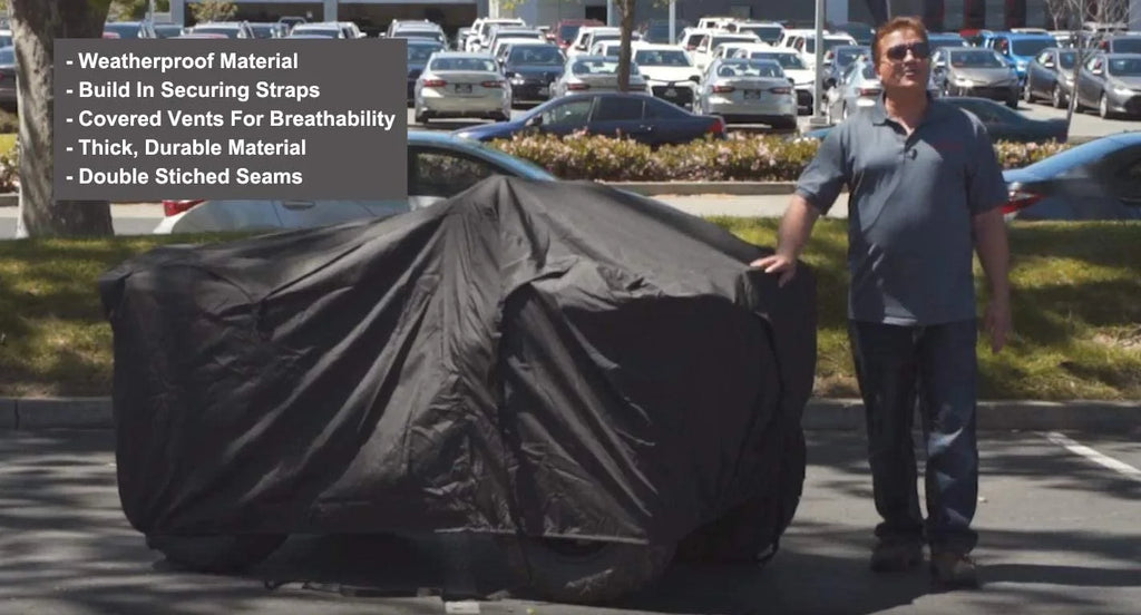 ATV Cover with Reinforced Securing Straps and Storage Bag K551