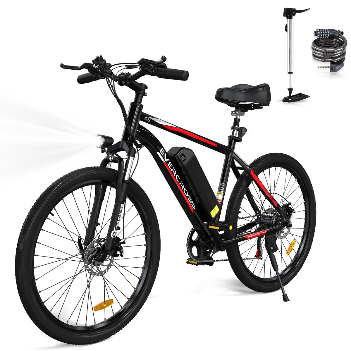 500W 26 Electric Bike 20MPH 36V 12Ah 7 Speed Y521