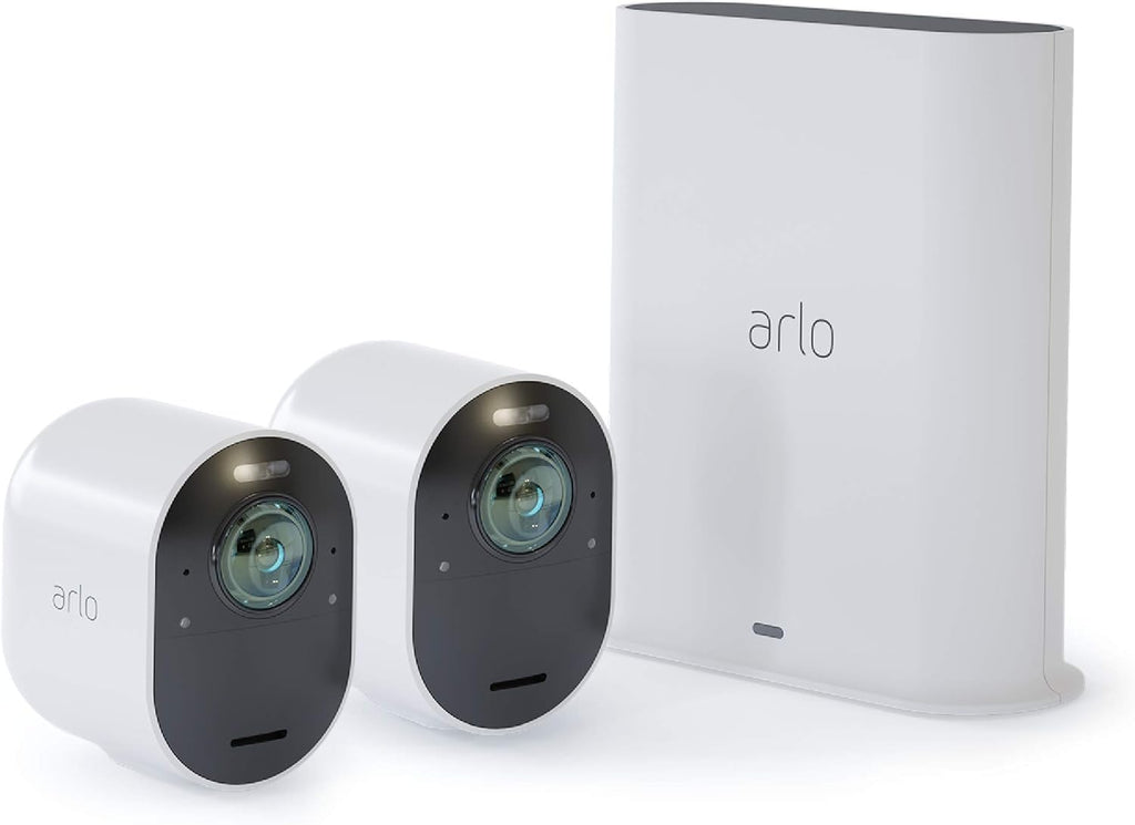 4K UHD Wire-Free Security 2 Camera System with Color Night Vision Q52865