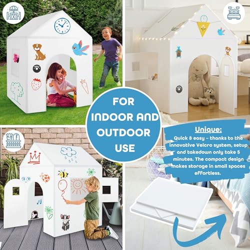 Washable Playhouse with Working Door and Windows F63421