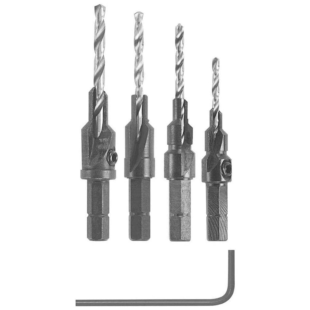 5-Piece HEX Shank Countersink Screw Pilot Set G357605