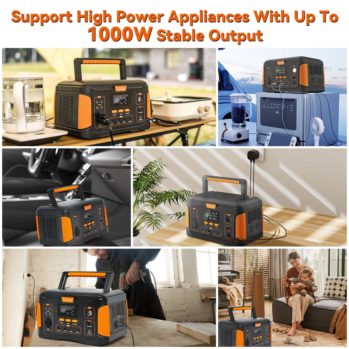 Portable Power Station 932Wh/1000W S320
