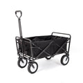 Black Collapsible Outdoor Utility Camping Wagon Cart V397