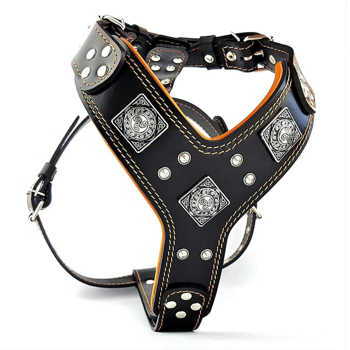 Dog Leather Harness C380775