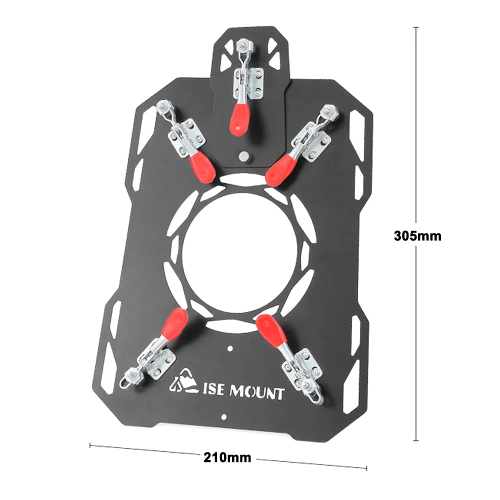 Tent Chimney Anti-Scald Plate Clip-on Stove Jack Camping Tent Protector D37873