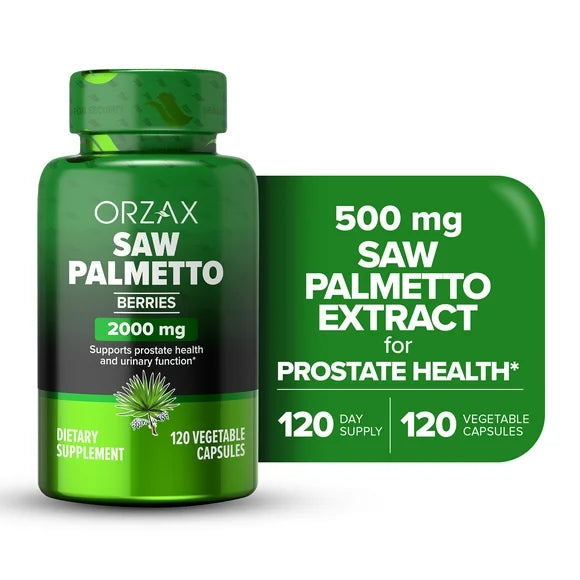 Saw Palmetto Extract 2000 mg 120 Veg Capsules F869949