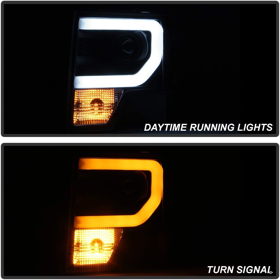 LED Tube Switchback Signal Projector Headlights Headlamps E706