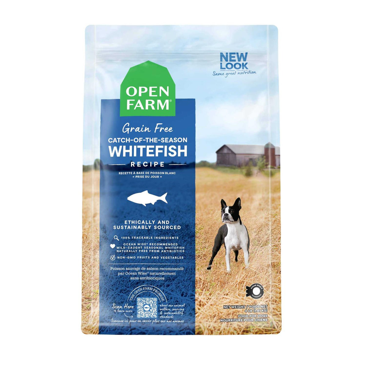 Grain Free Whitefish Dry Dog Food X349