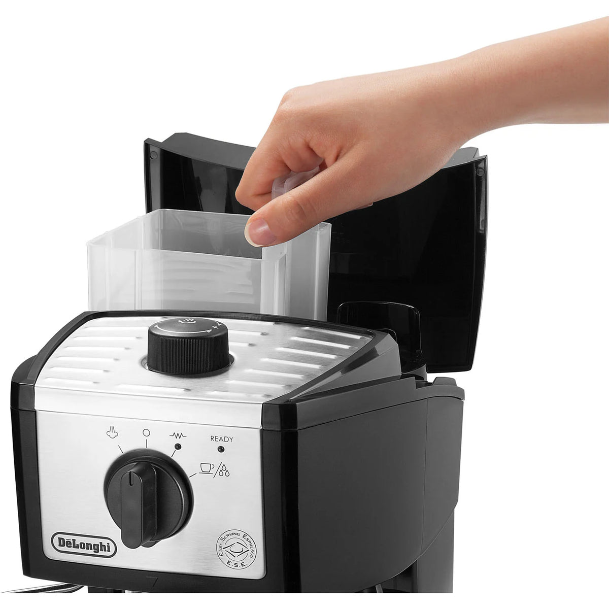 Pump Espresso Machine Black Stainless O40770