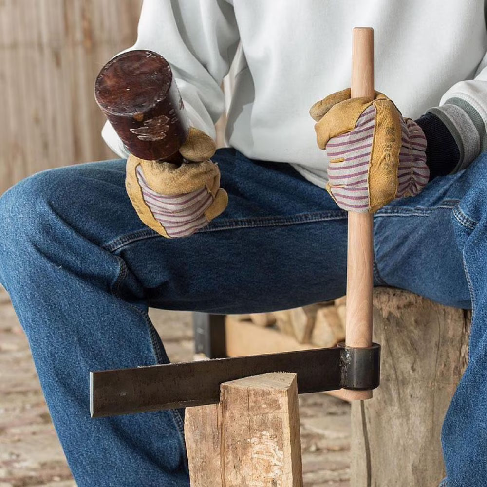Hickory and Steel Wood-Splitting Froe Z8565