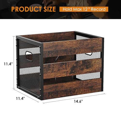 Vinyl Record Storage with Dividers for 100+ Records K204