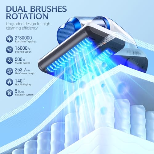 500W Corded Mattress Vacuum Cleaner with HEPA Filter A949