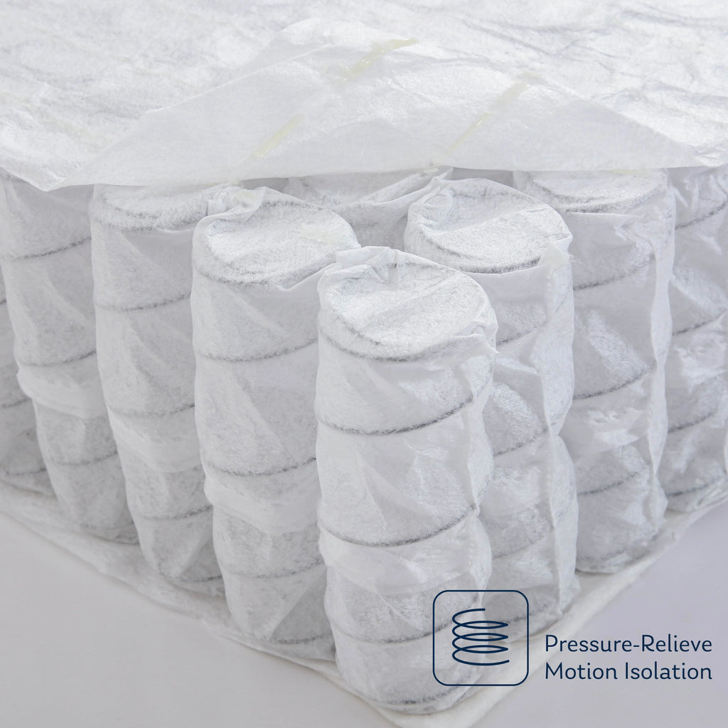 Black 10 inch Full Size Memory Foam Hybrid Mattress L302984