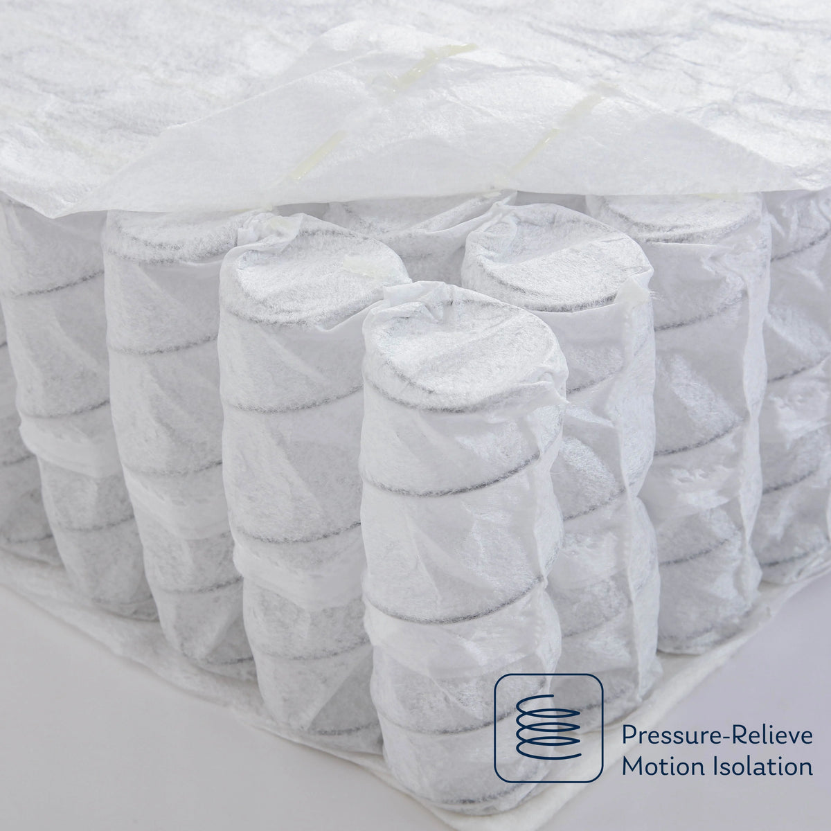 Black 10 inch Full Size Memory Foam Hybrid Mattress L302984