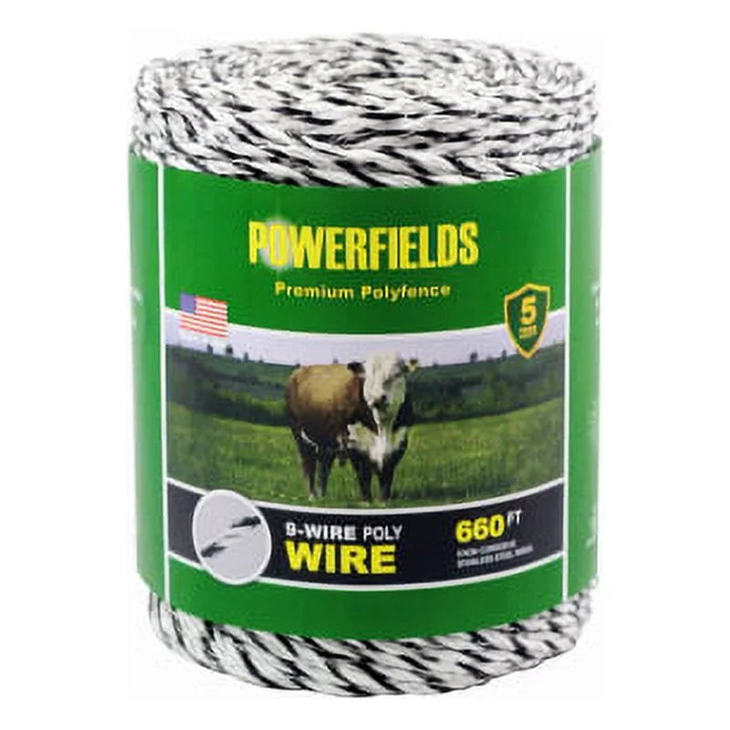Black & White Poly Wire J6490