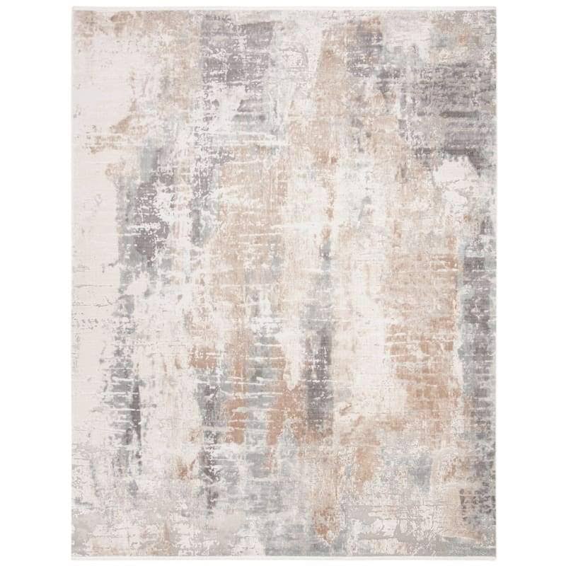 Beige / Brown Runner Rug L12022