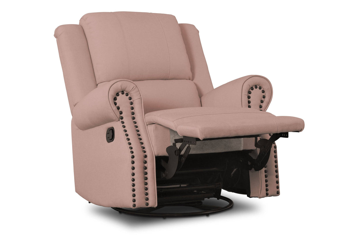 Charcoal Nursery Recliner Glider Swivel Chair O1239