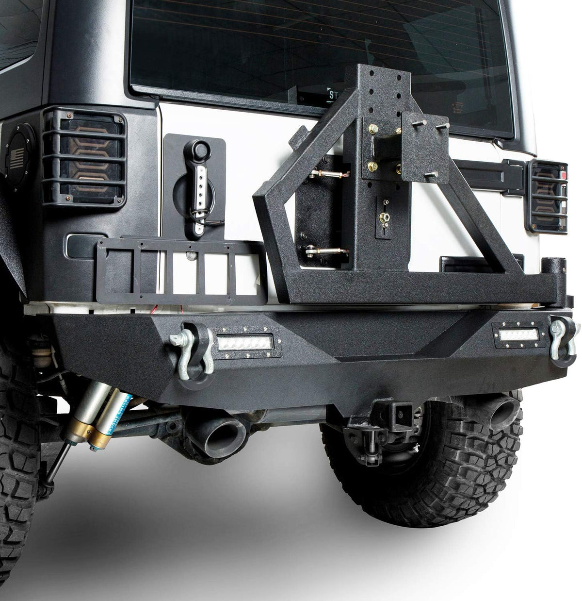 Rear Bumper with Tire Carrier and Front Bumper Combo V337380